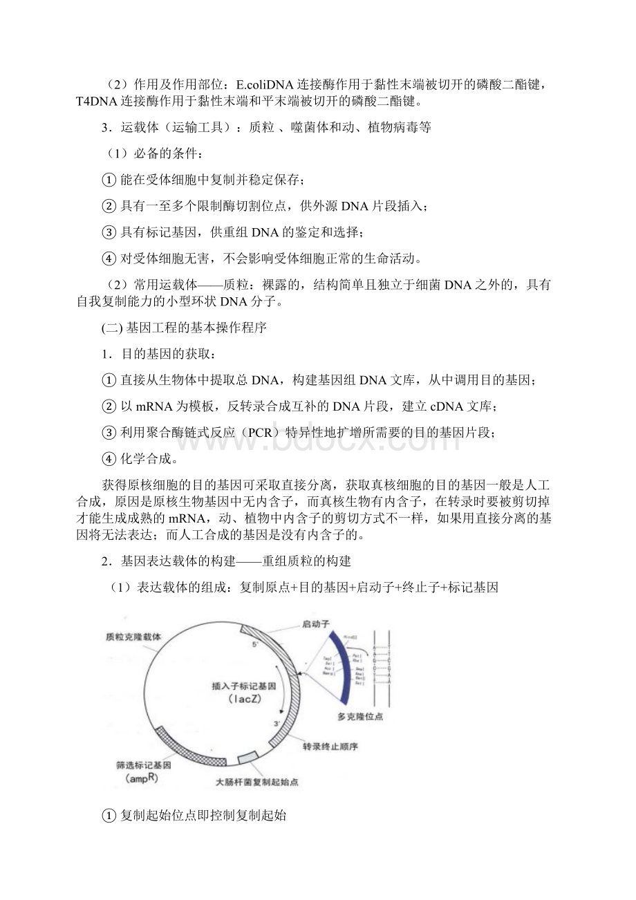 高中生物高考冲刺必备一练习选修3Word文档格式.docx_第3页