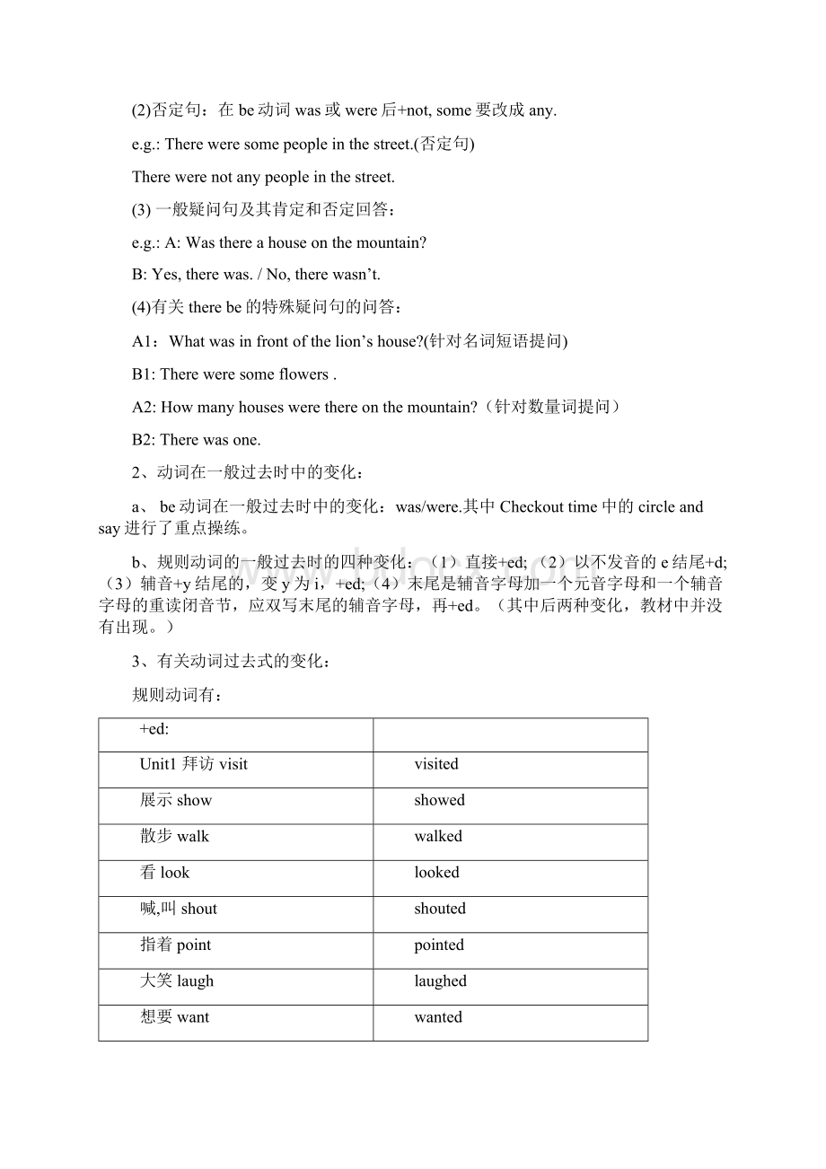 六年级上册英语素材期中考前辅导讲义译林版Word下载.docx_第3页