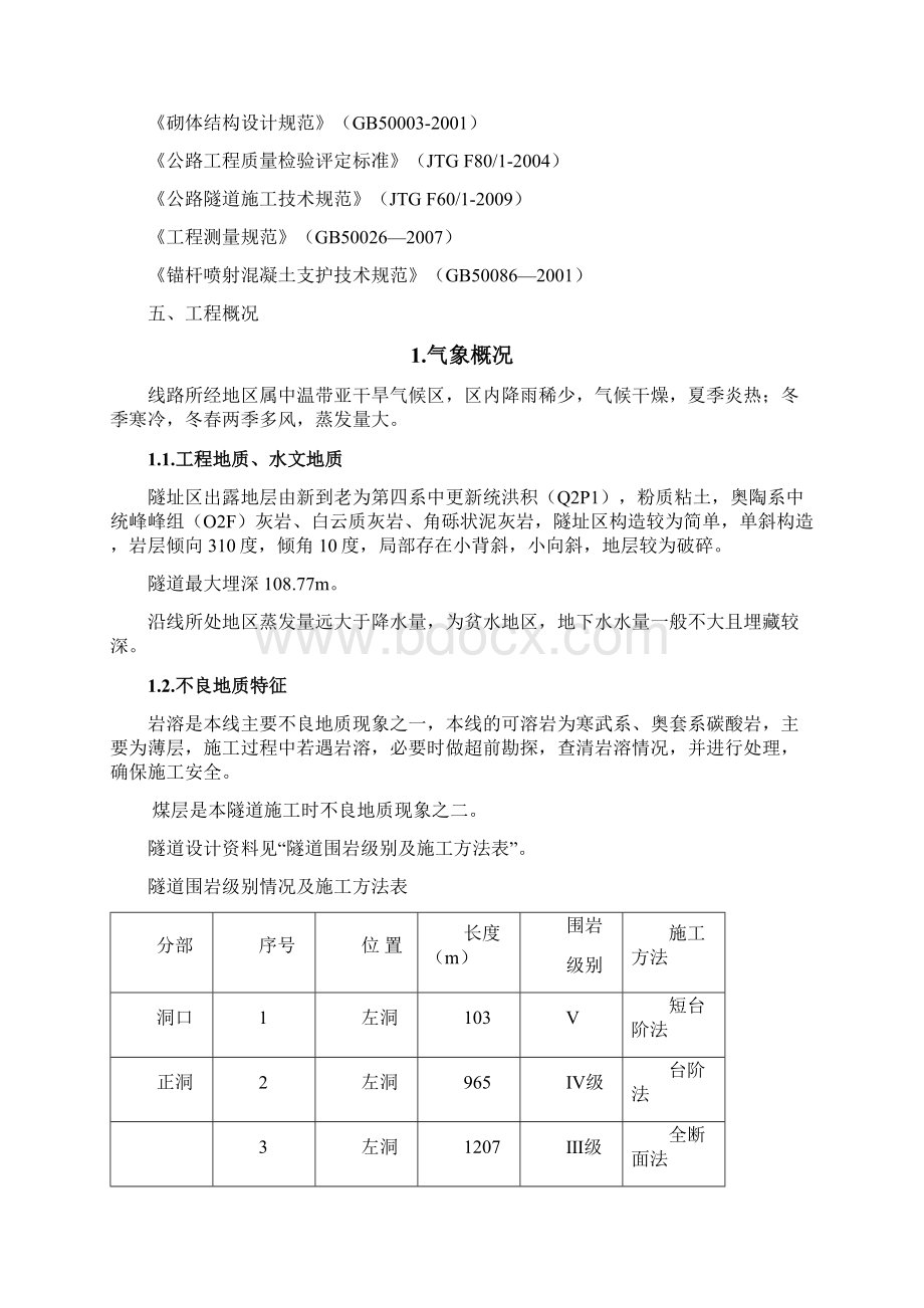 隧道施工方案Word文档格式.docx_第2页