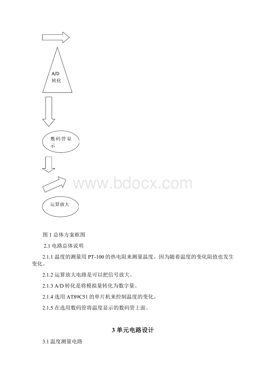 基于单片机温度测量装置的设计Word下载.docx_第2页