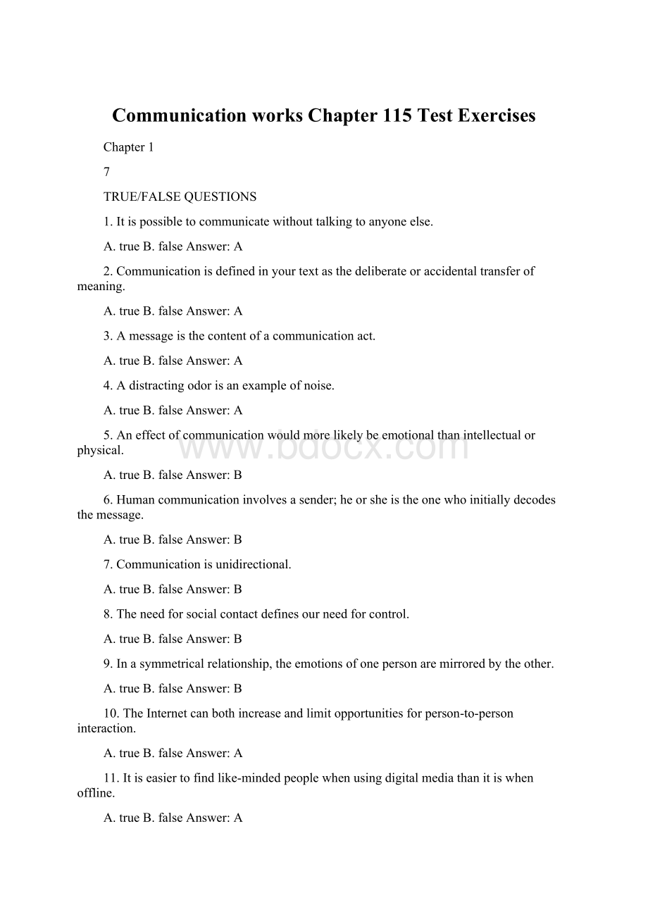 Communication works Chapter 115 Test Exercises.docx_第1页