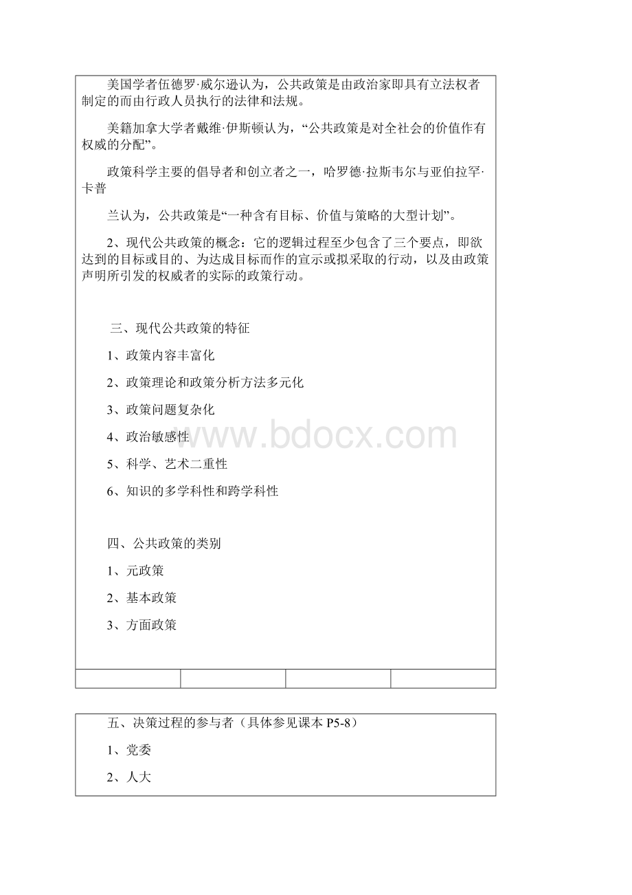 当代中国公共政策电子教案.docx_第2页