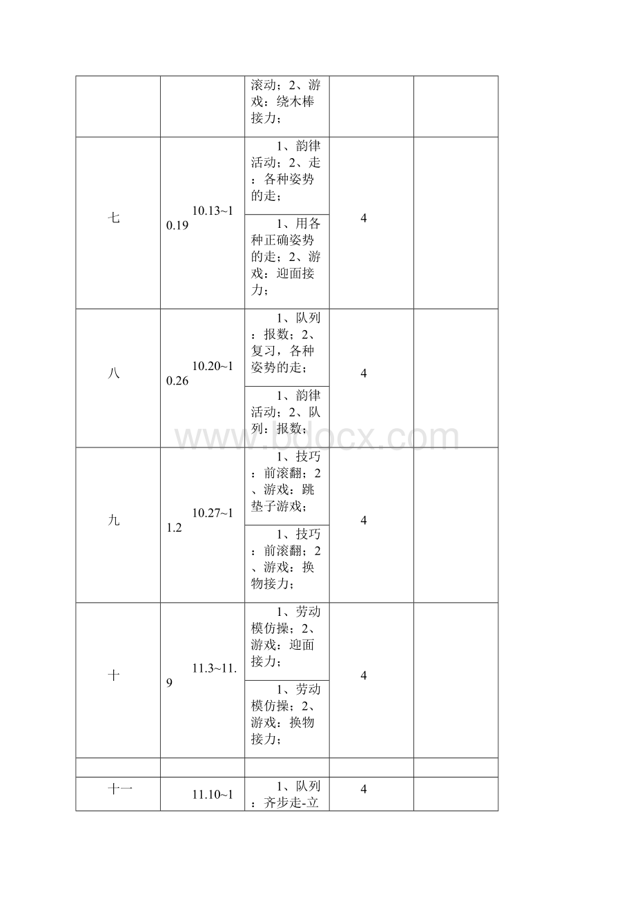 小学一年级上册体育教案.docx_第3页