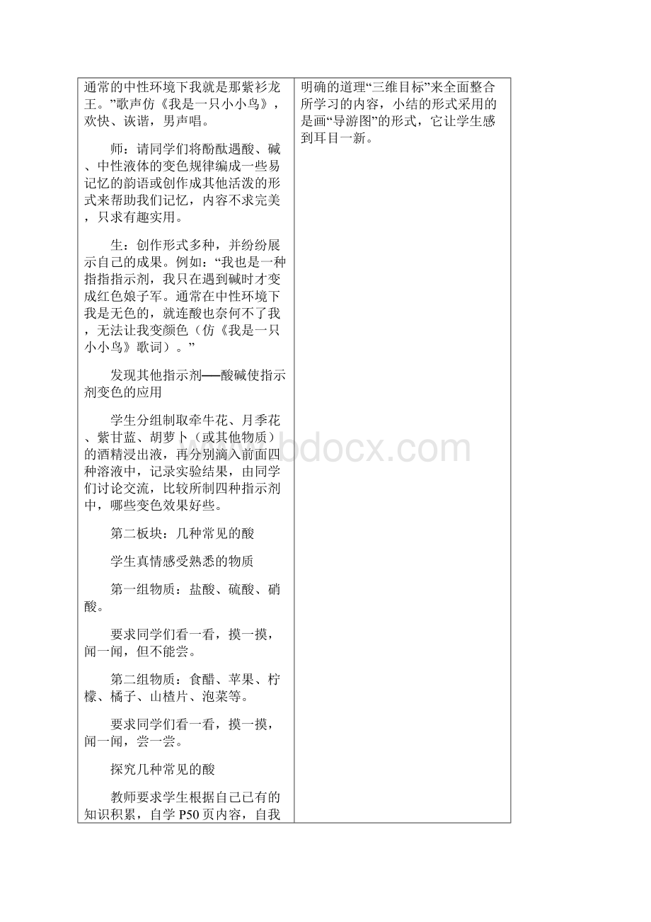 课题1 常见的酸和碱 教案Word文件下载.docx_第3页