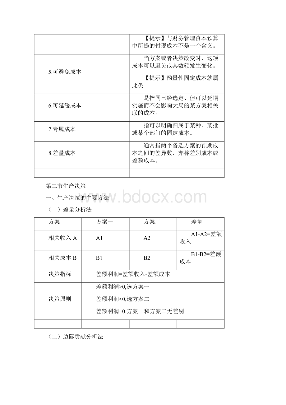 注会财管基础班闫华红第十七章 短期经营决策.docx_第3页