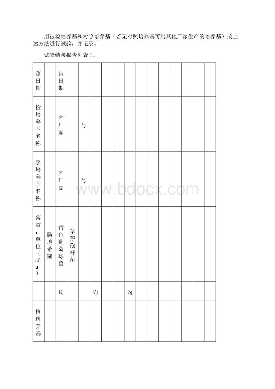 培养基适用性检查报告Word格式.docx_第2页