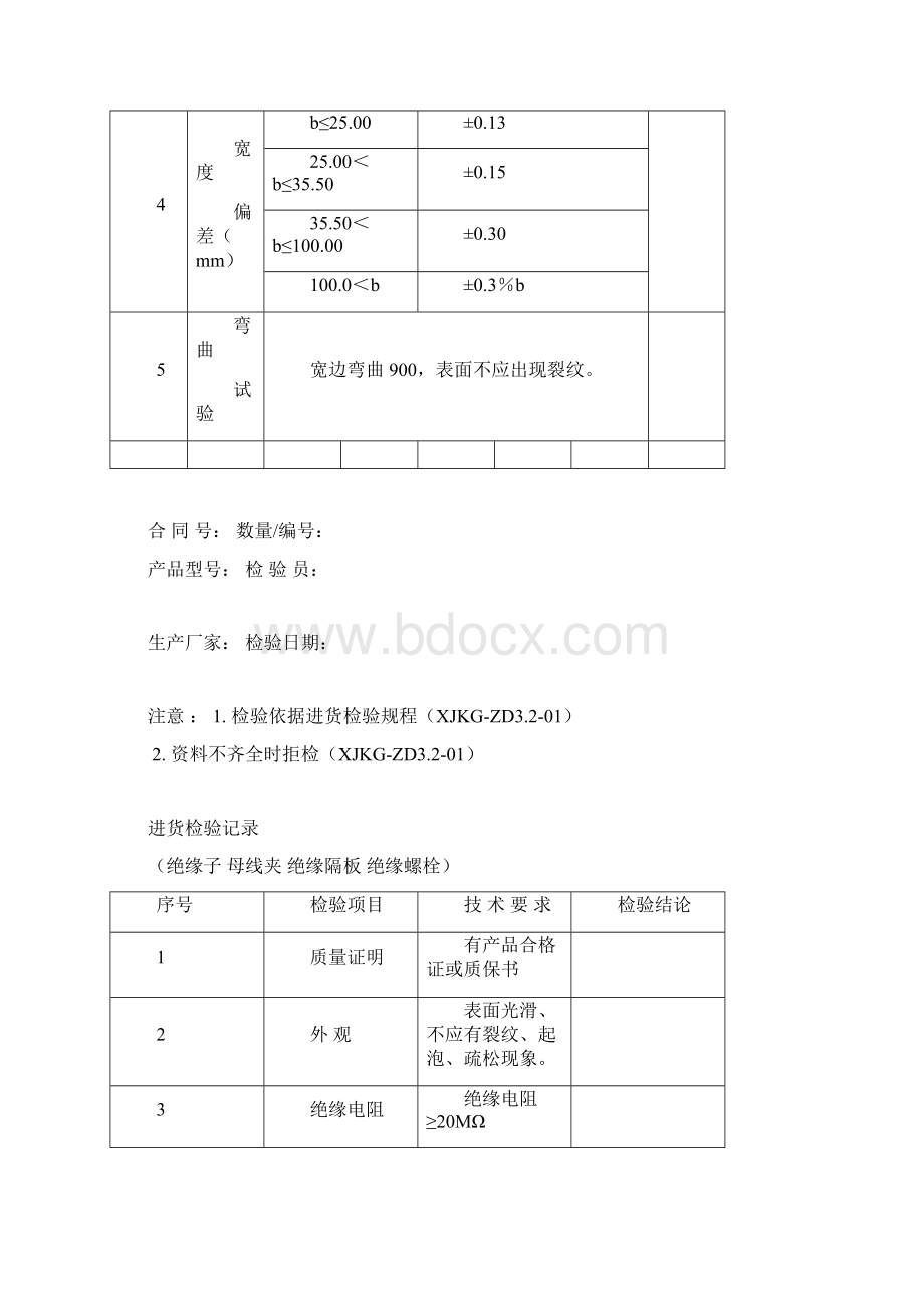 外协件标准检验记录单大全Word格式文档下载.docx_第2页