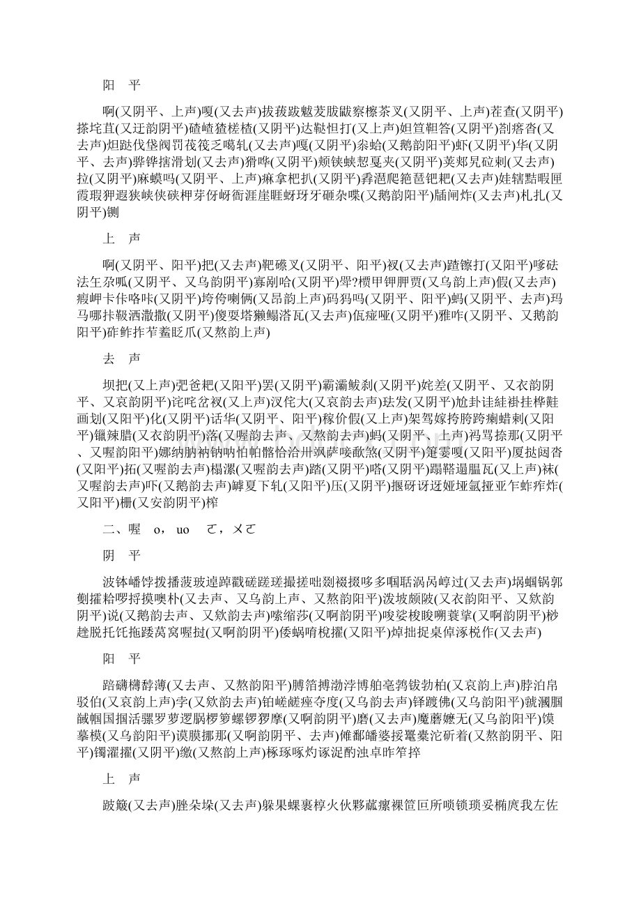 中华通韵十六韵常用字简表.docx_第2页