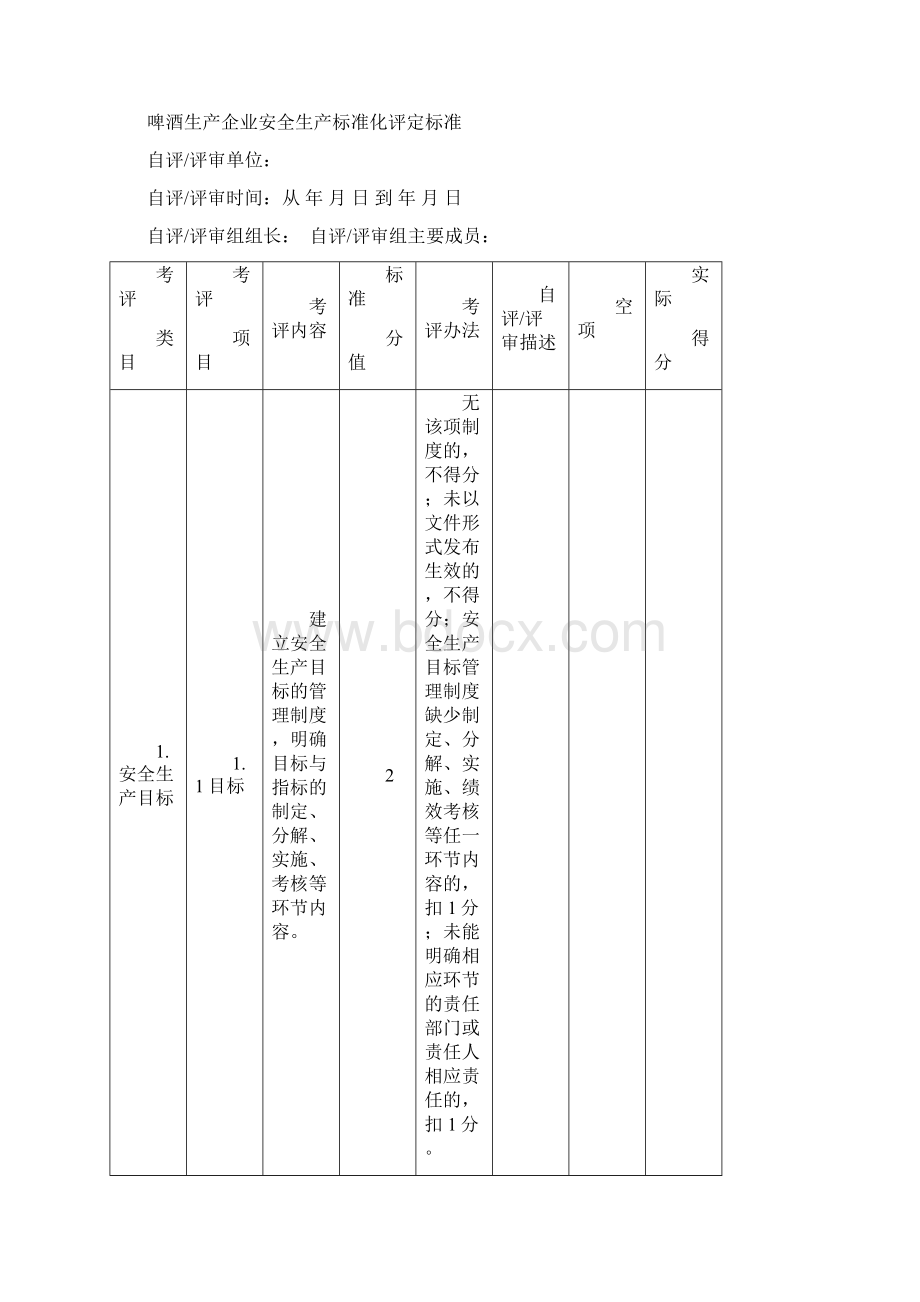 互联网+啤酒生产企业安全生产标准化评定标准.docx_第2页