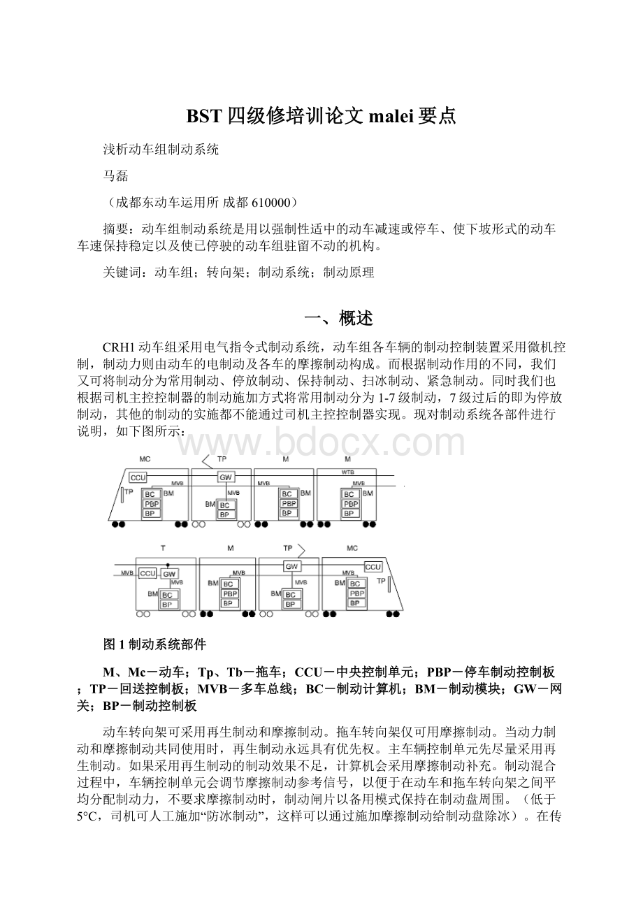 BST四级修培训论文 malei要点.docx