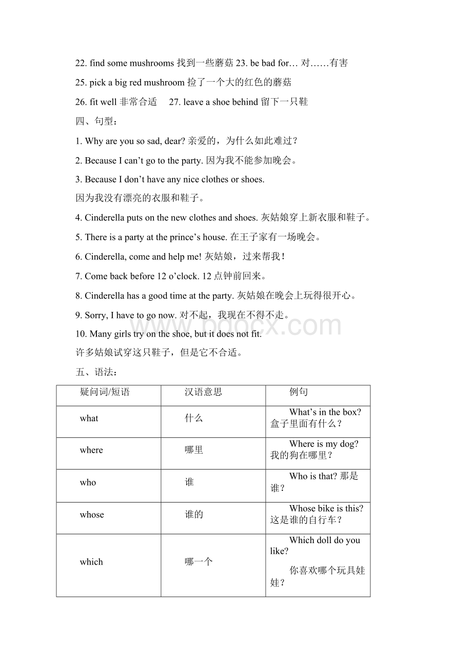 最新苏教版五下英语精选各单元知识点Word格式.docx_第2页