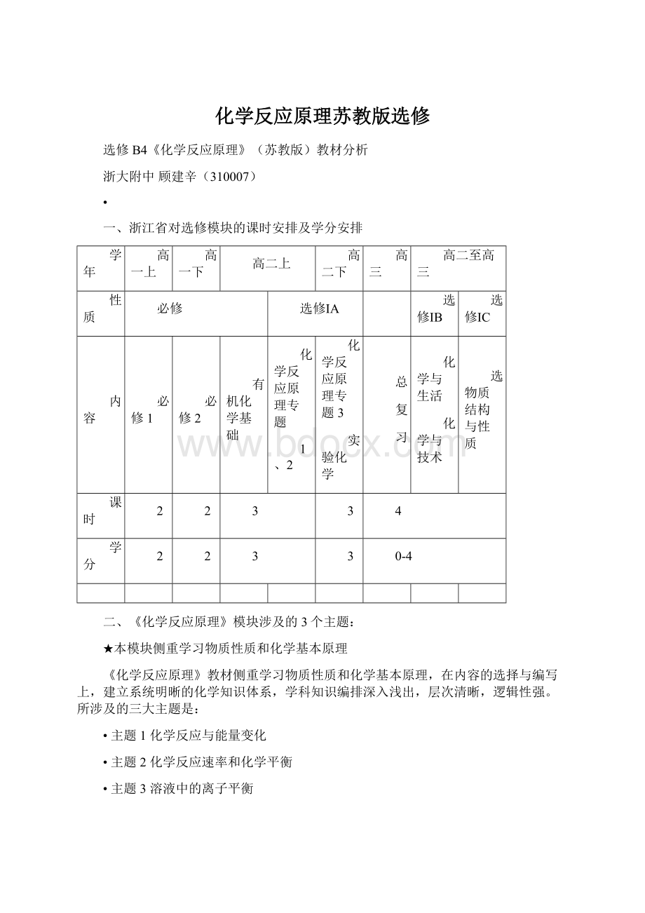 化学反应原理苏教版选修.docx_第1页