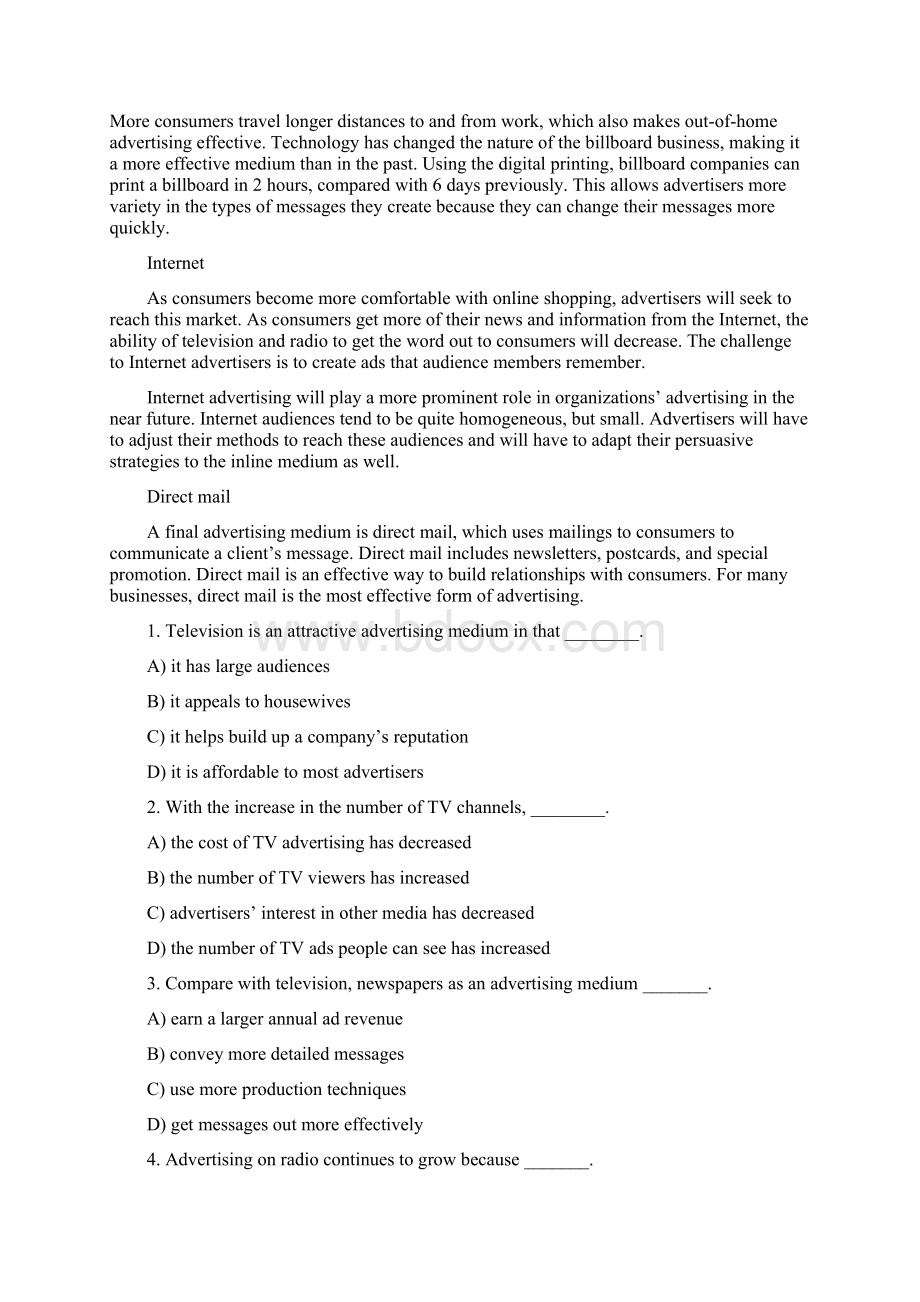 四级真题+答案 cet4 word版.docx_第3页