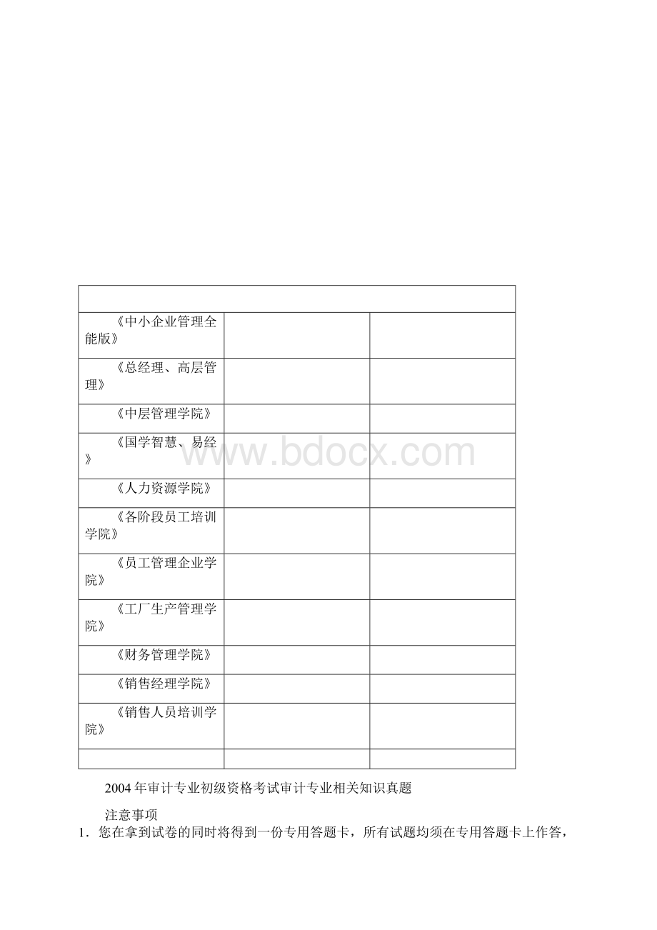 审计专业相关知识考试真题doc 13页.docx_第2页