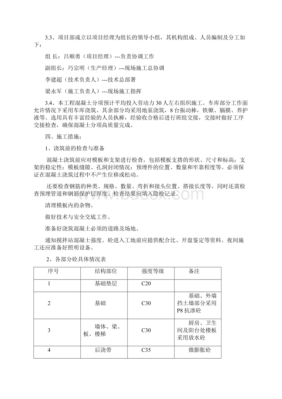 公寓项目混凝土施工方案.docx_第2页