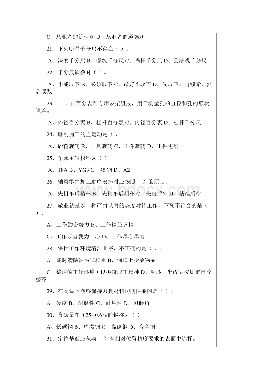 车工高级技师职业技能鉴定参考题Word格式.docx_第3页