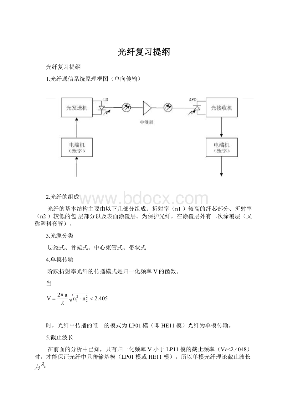 光纤复习提纲Word文档格式.docx_第1页