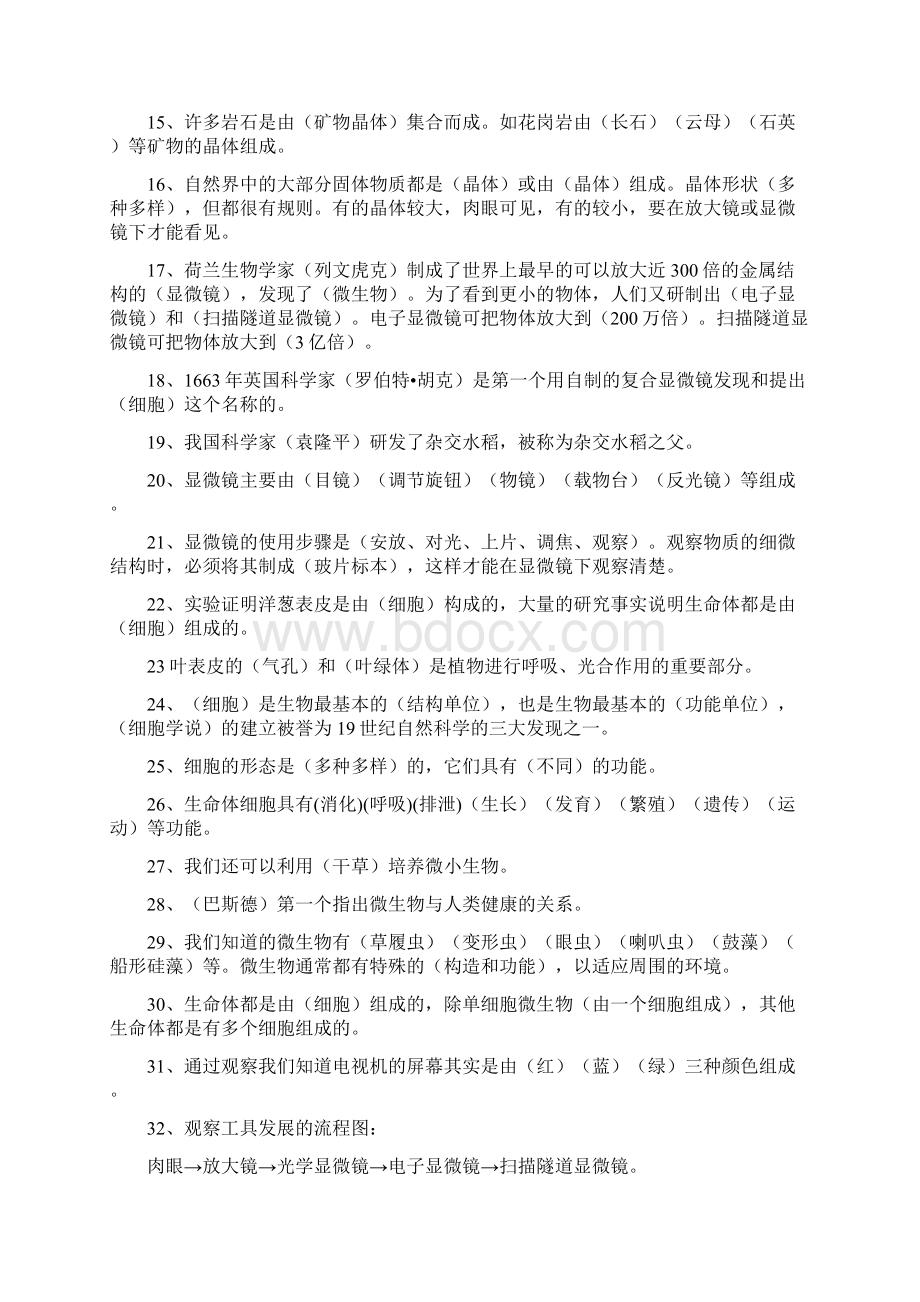 六上科学科学各单元知识点Word文件下载.docx_第2页