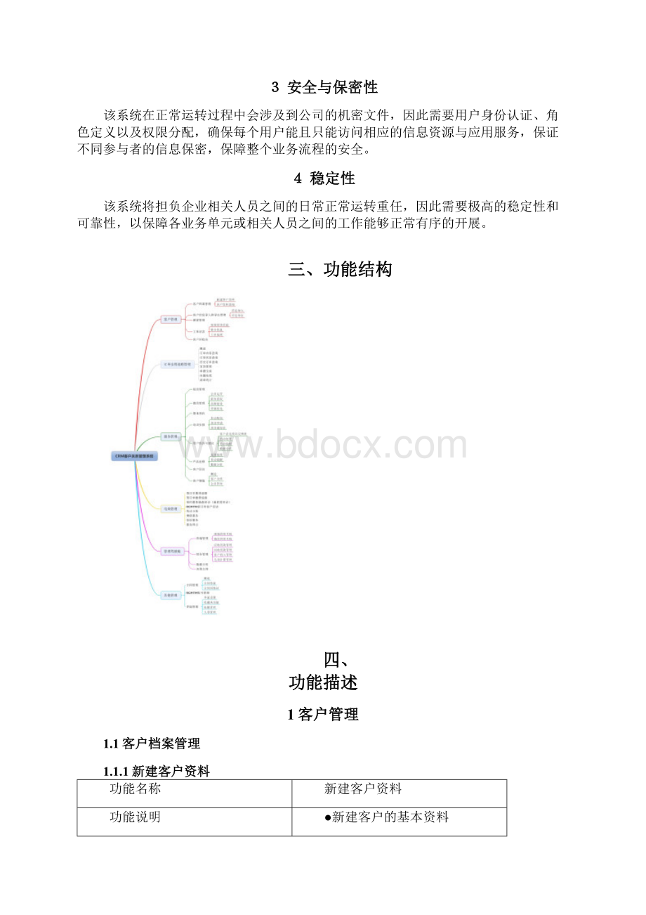 CRM客户关系管理系统概要需求说明.docx_第2页