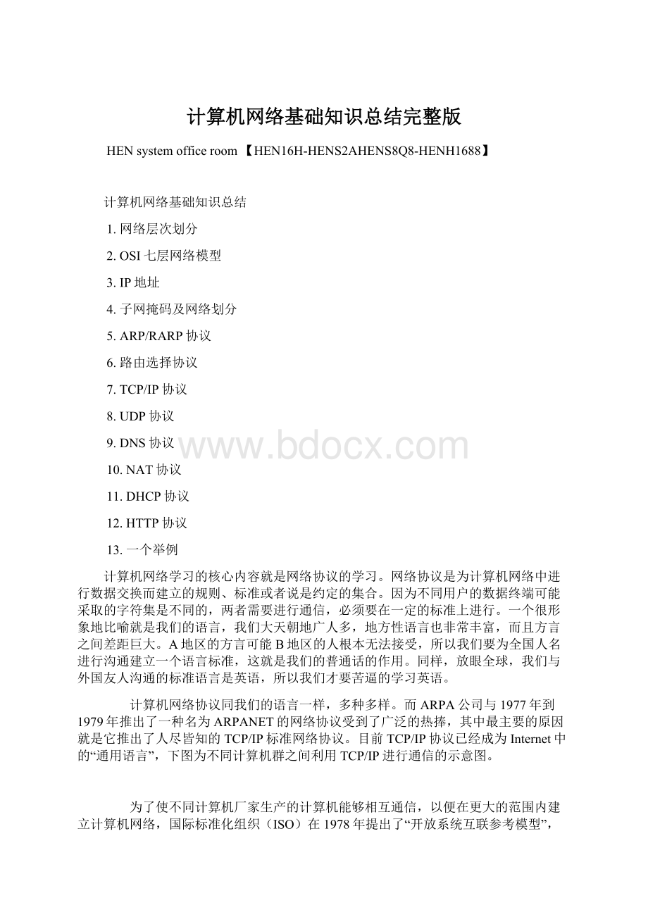 计算机网络基础知识总结完整版文档格式.docx_第1页