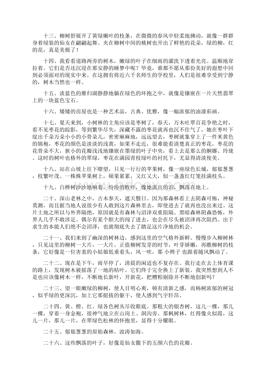 关于树的说说Word文档下载推荐.docx_第2页