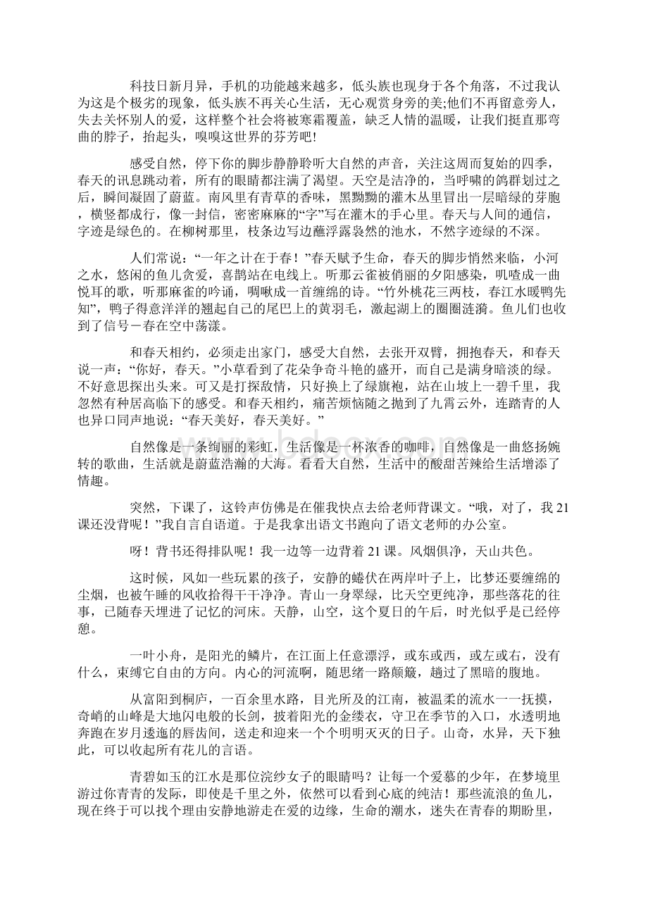 亲近自然感受自然优秀作文最新.docx_第3页