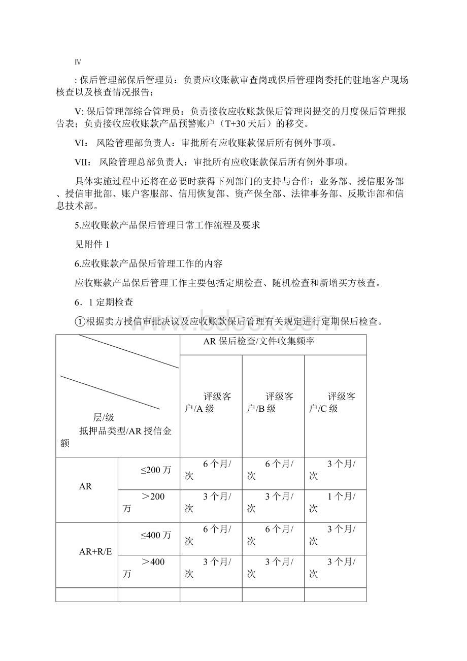 某世界知名大型金融机构应收账款产品保后管理操作实施细则 干货17页Word文档格式.docx_第3页