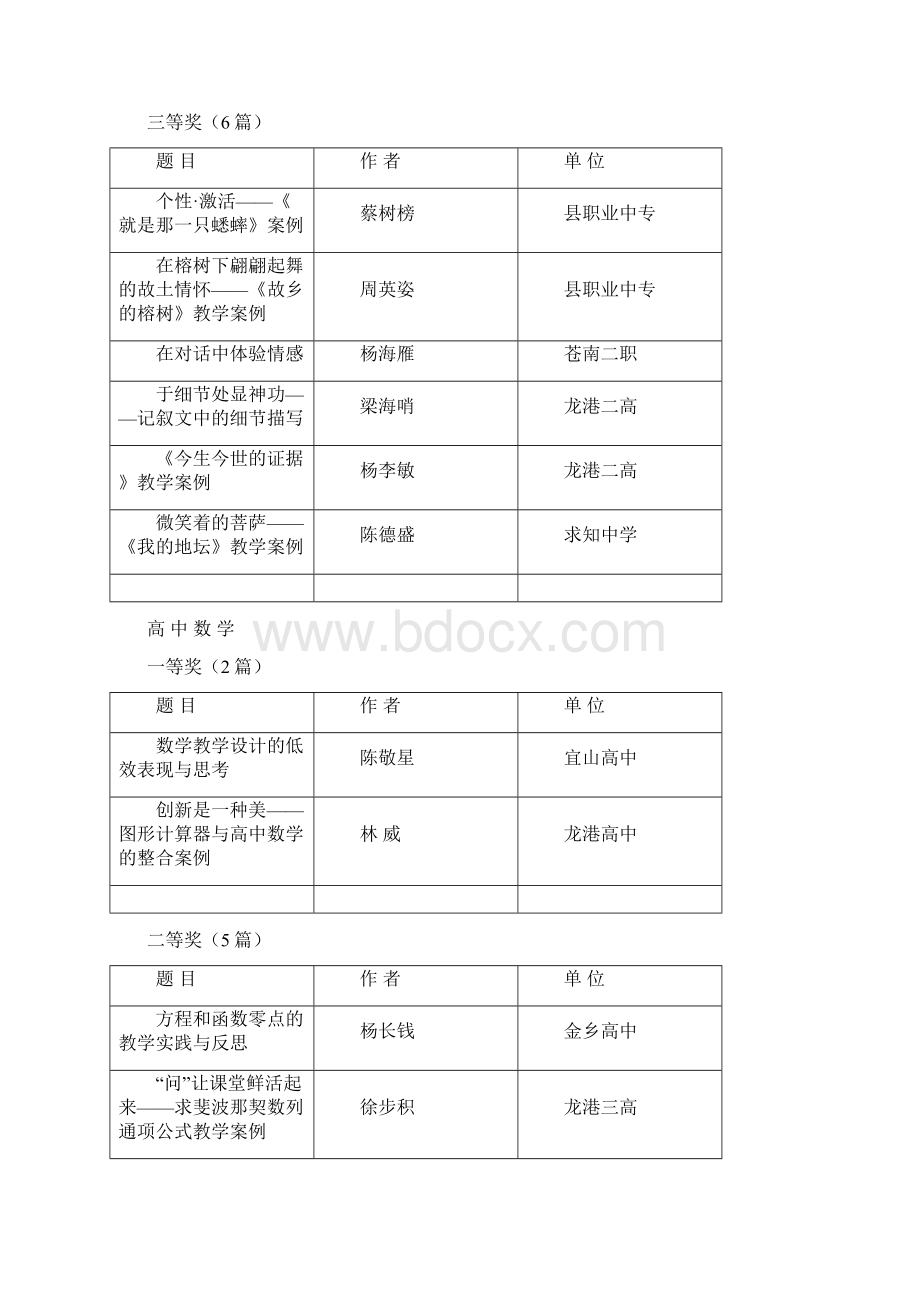 苍南县中学教师优秀教学案例评选.docx_第2页
