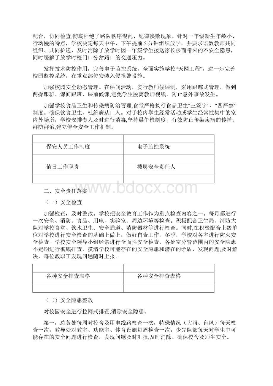 安全工作典型经验汇报材料.docx_第3页