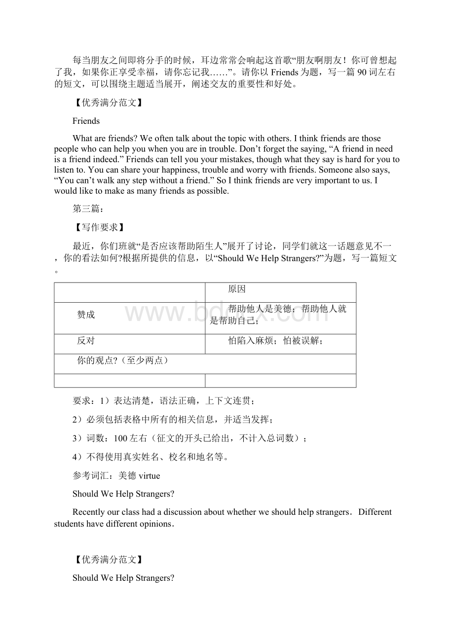 中考前必背的30篇优秀满分英语作文.docx_第2页