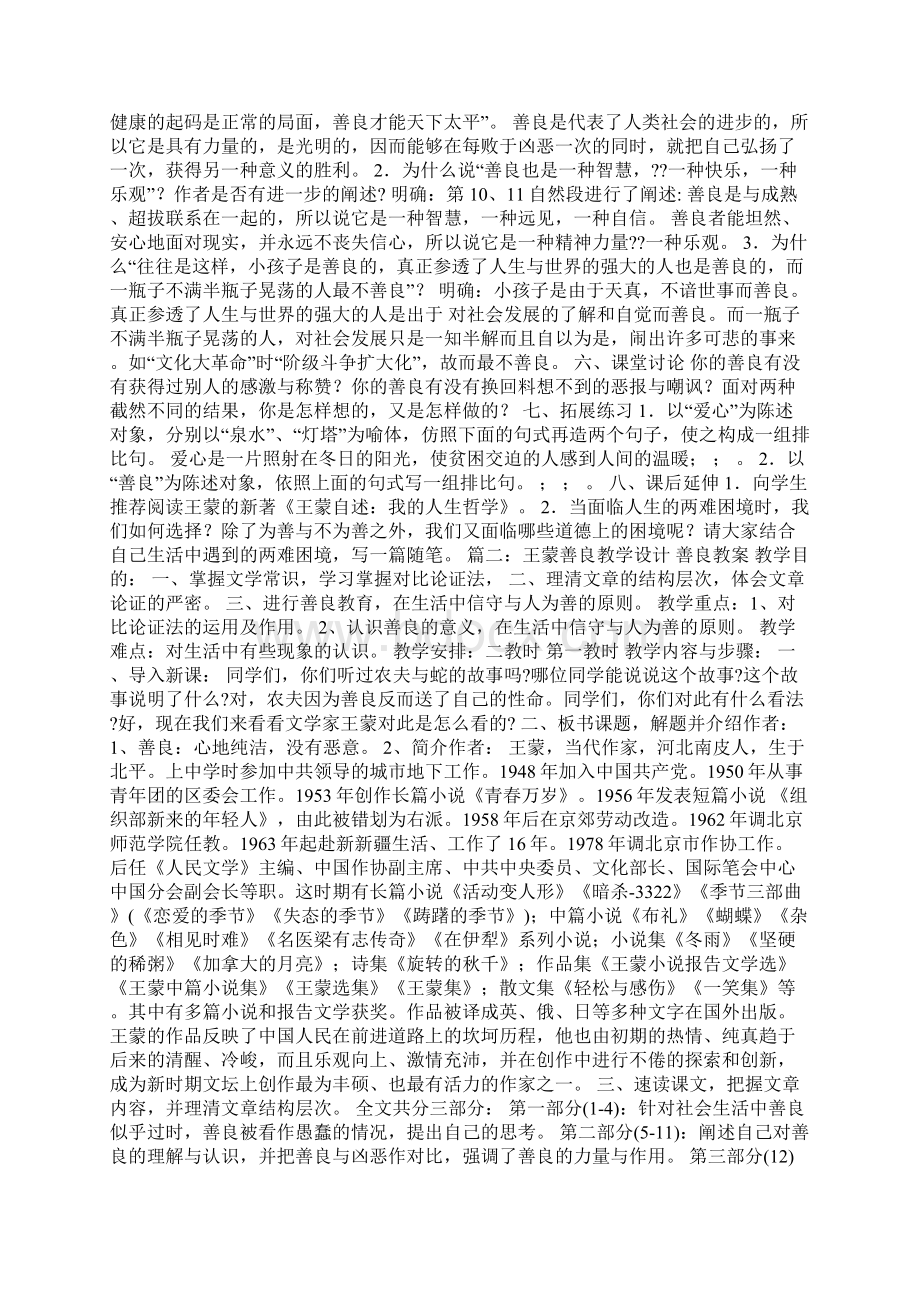 善良教案王蒙Word文档格式.docx_第2页