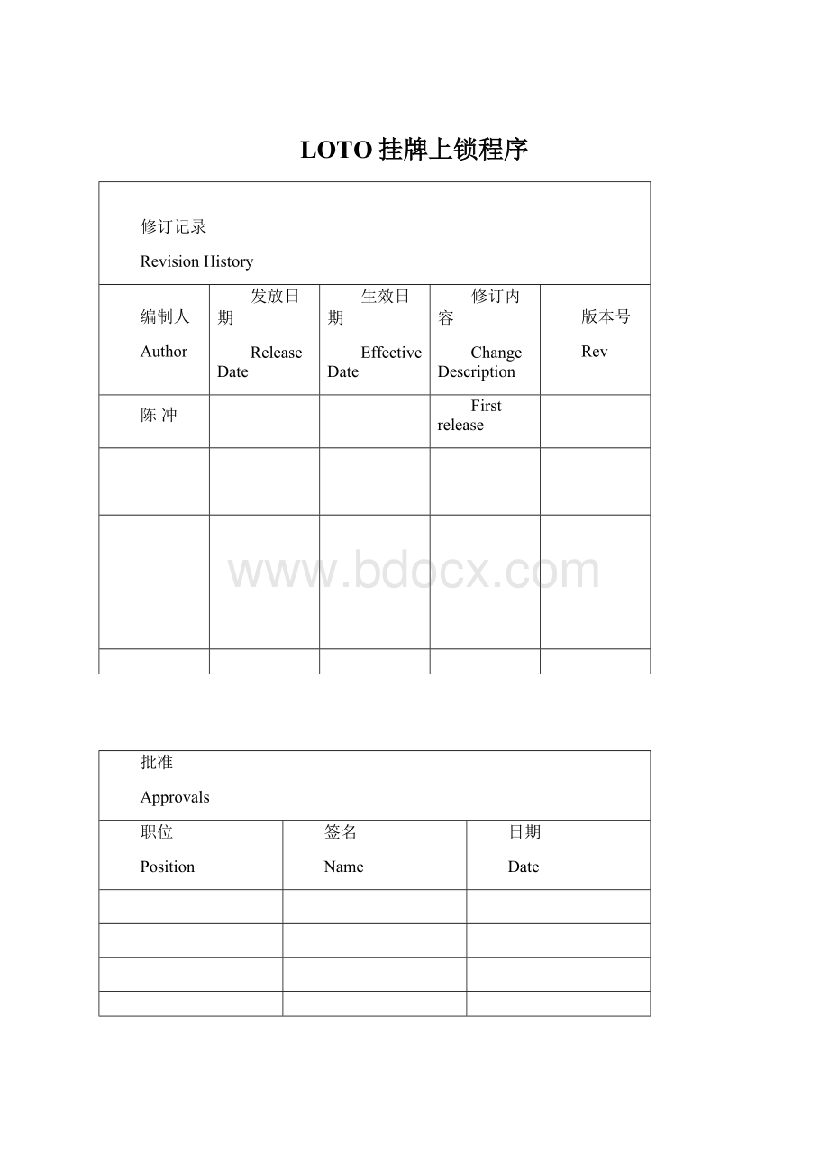 LOTO挂牌上锁程序.docx