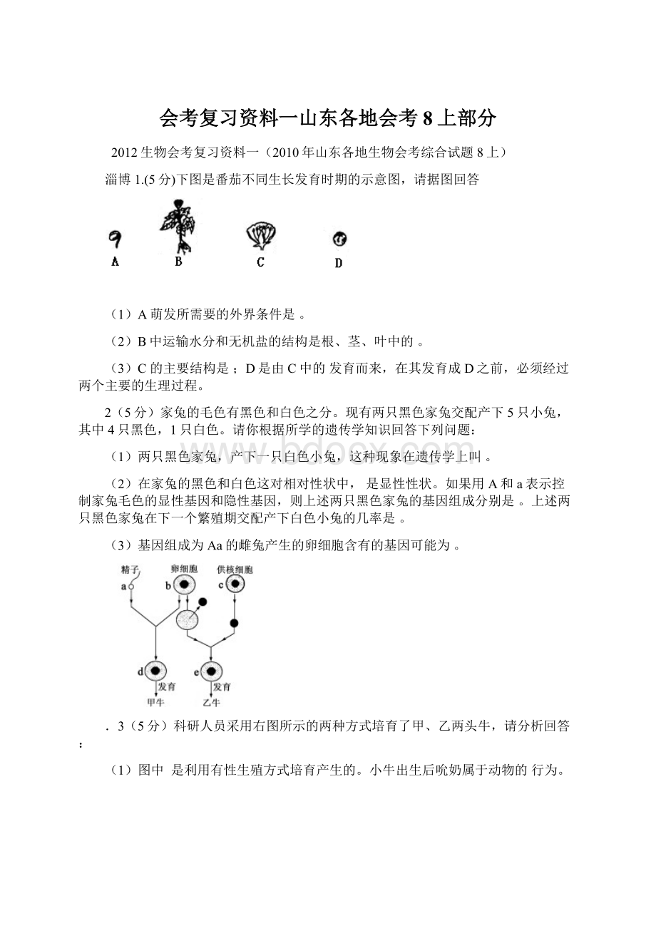 会考复习资料一山东各地会考8上部分.docx_第1页