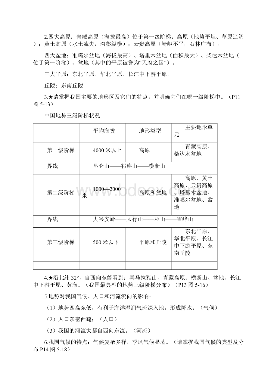 七年级下册历史与社会复习提纲.docx_第3页