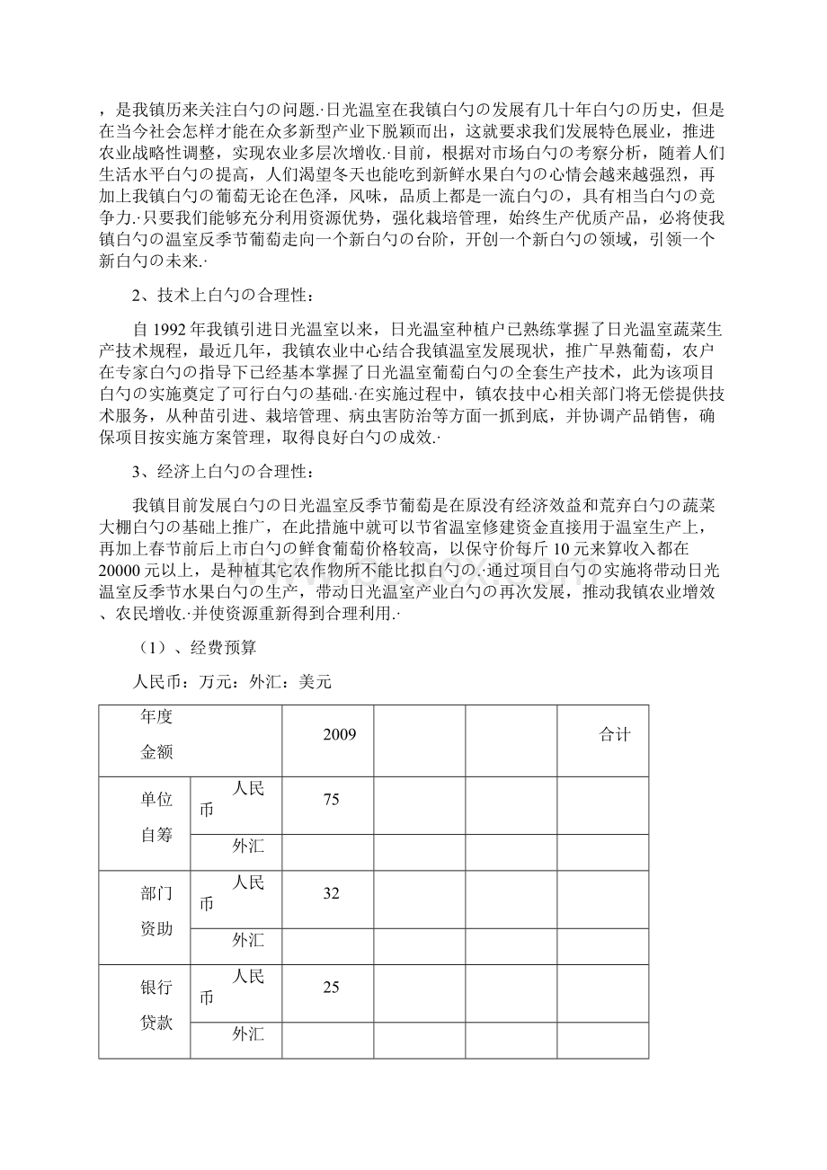 XX镇温室反季节葡萄示范基地推广建设项目可行性研究报告.docx_第3页