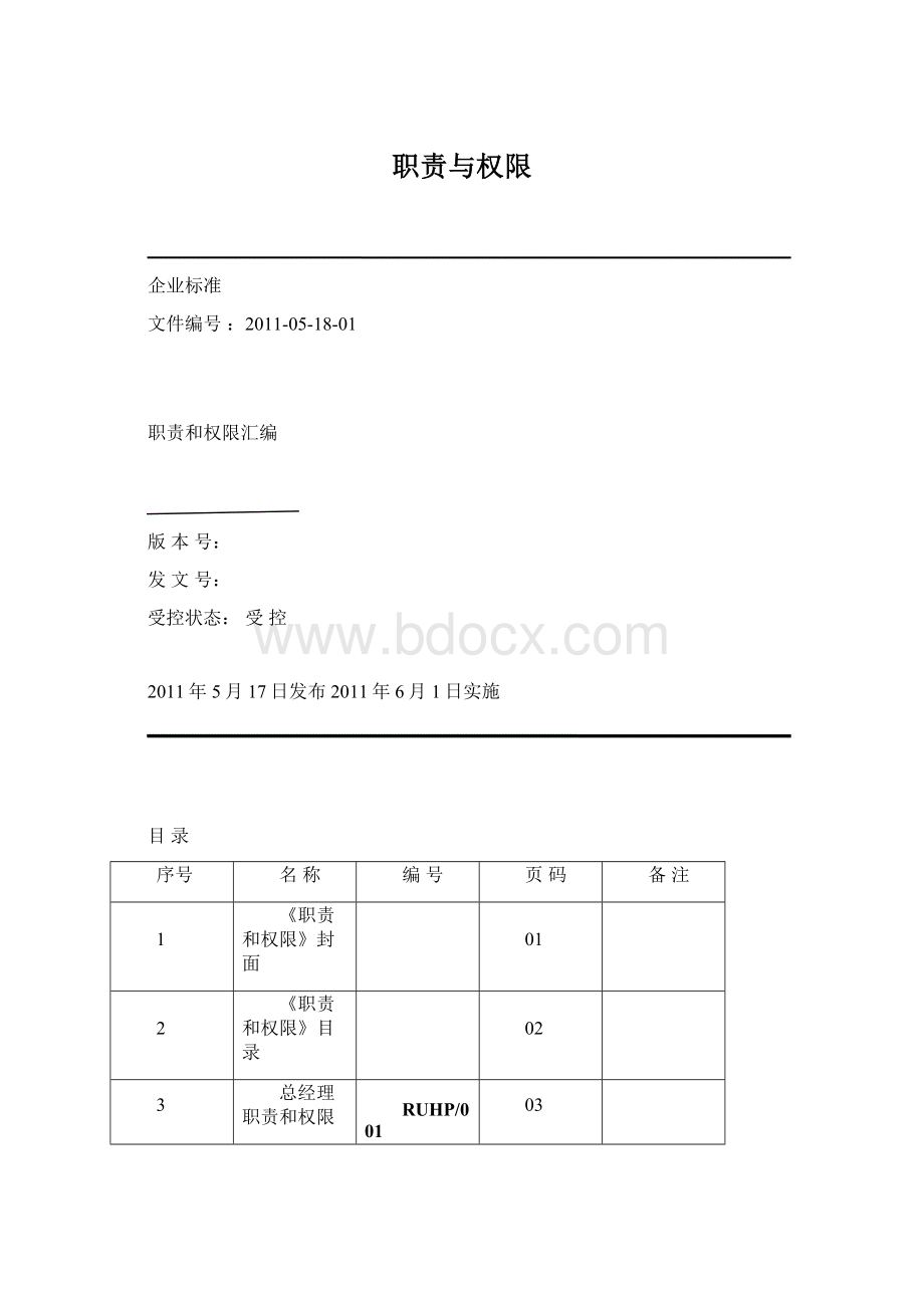 职责与权限Word格式文档下载.docx