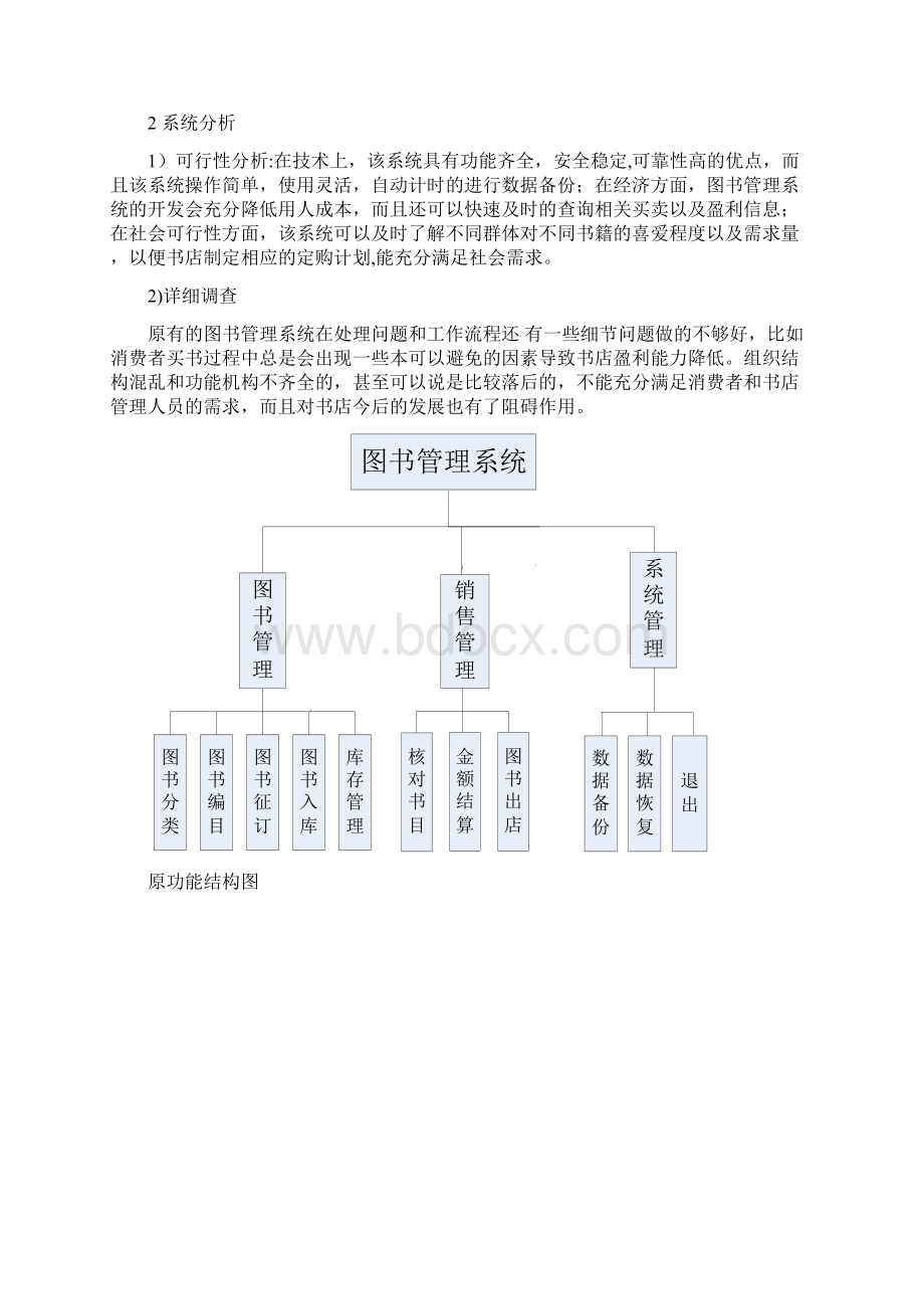 书店管理信息系统范本模板Word文档下载推荐.docx_第2页