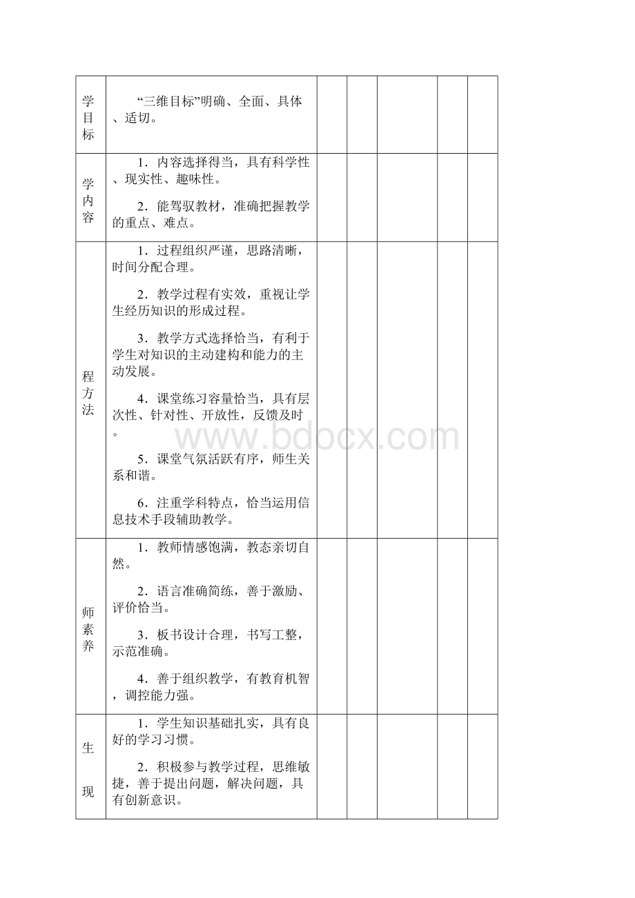 黄小语文学科课堂教学评价表.docx_第3页