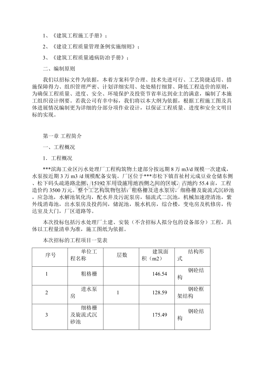 污水处理厂投标技术文件Word下载.docx_第3页