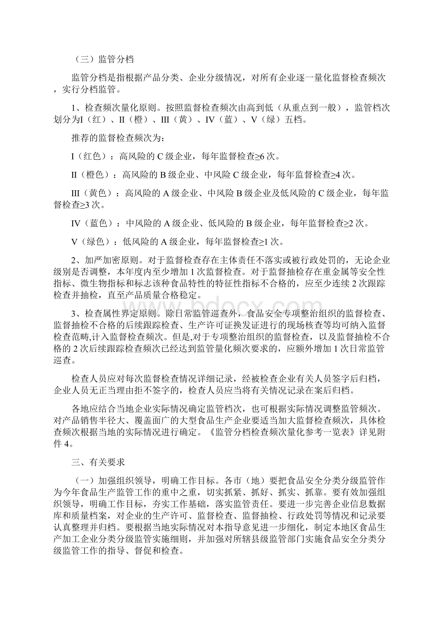 黑龙江省食品生产加工企业分类分级监管指导意见1文档格式.docx_第3页