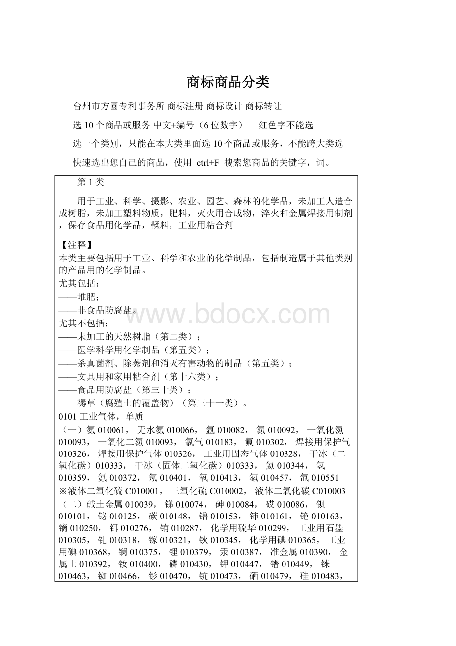 商标商品分类.docx_第1页