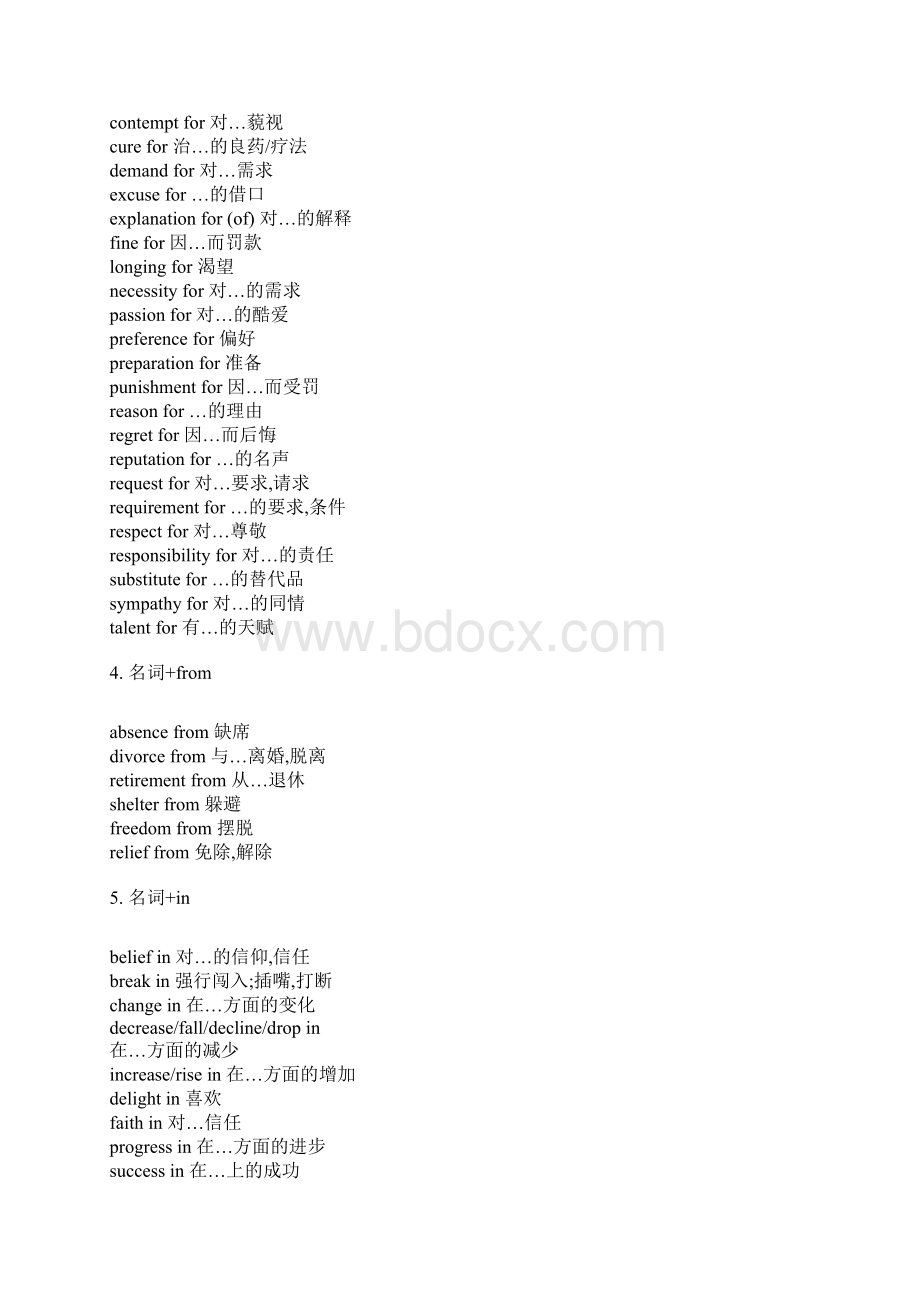 大学四级短语归纳重点笔记茕茕孑立提供Word下载.docx_第2页