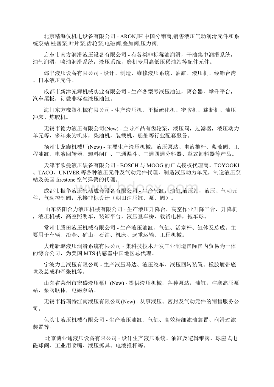 国产液压件厂家整理版全面Word文件下载.docx_第3页