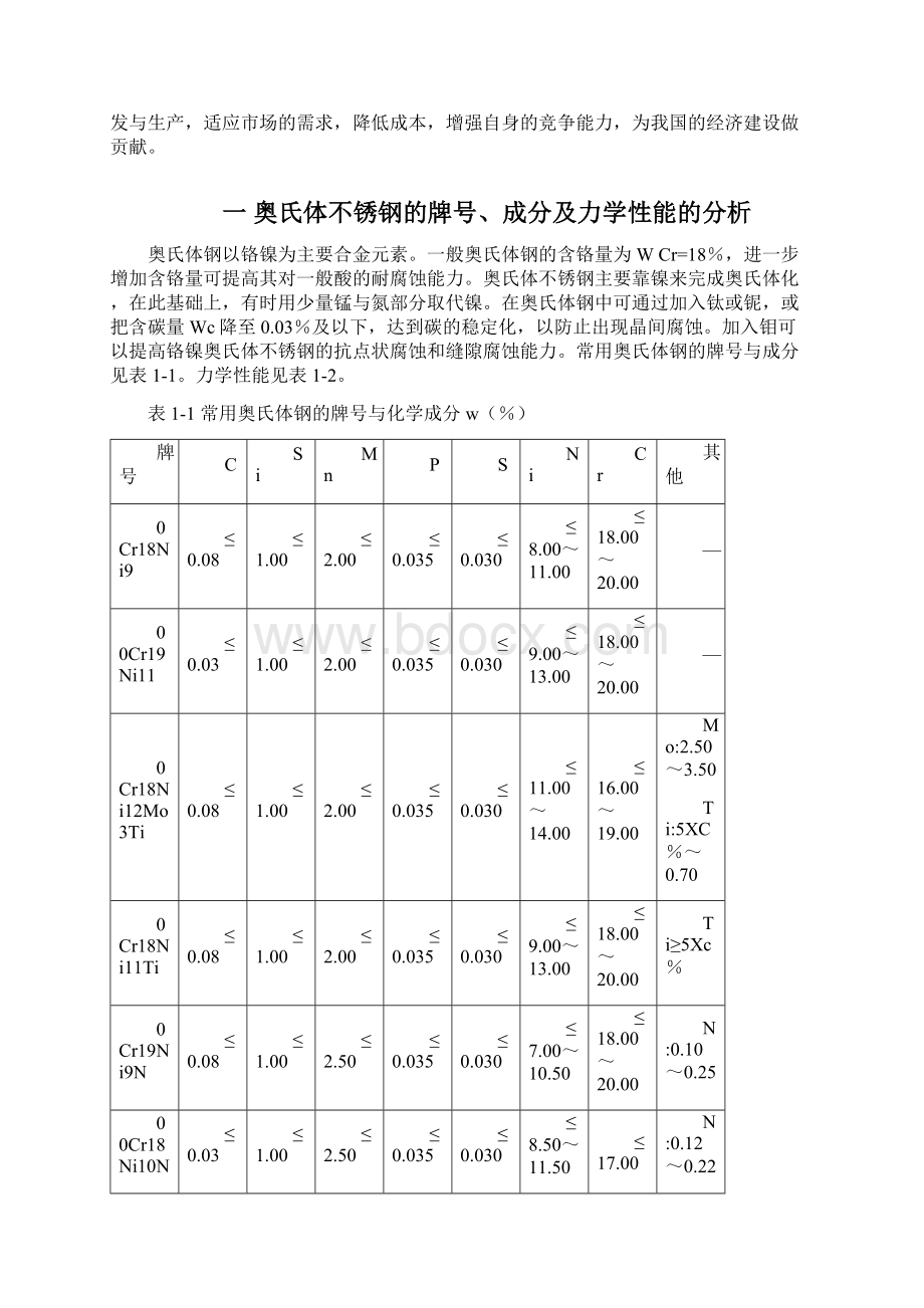 奥氏体不锈钢管焊接毕业设计论文Word格式文档下载.docx_第3页