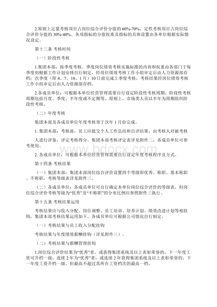 岗位绩效考核管理办法Word文件下载.docx_第3页