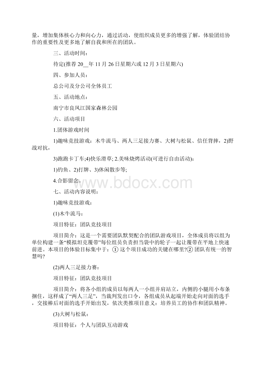 大型集体户外娱乐活动策划方案.docx_第2页