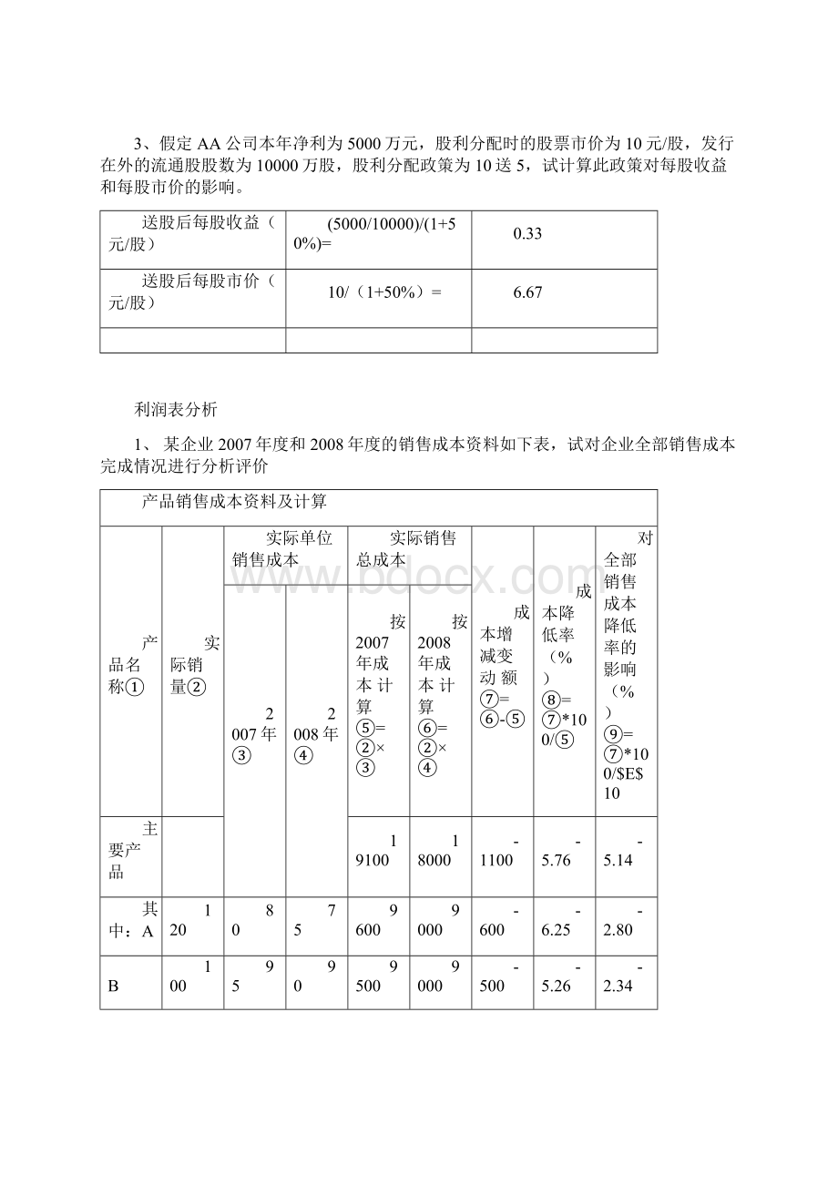 财务分析计算题复习Word文件下载.docx_第2页