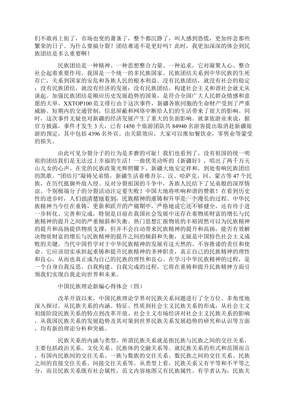 中国民族理论新编心得体会范文文档格式.docx_第3页