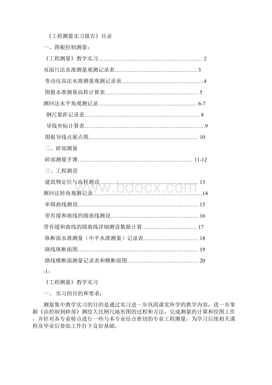 测量实习报告表格外专业.docx_第2页