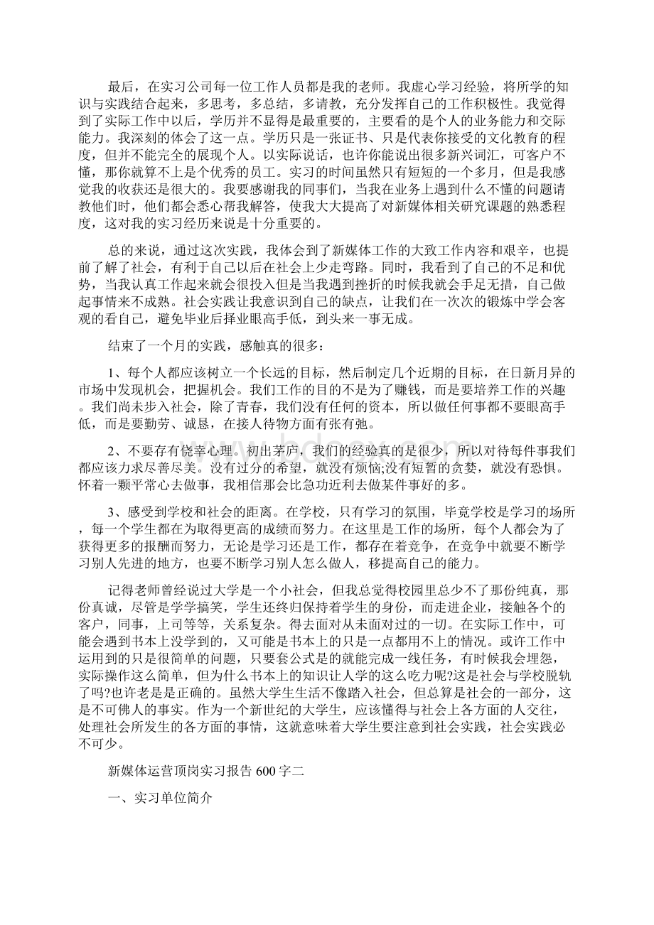 新媒体运营顶岗实习报告600字文档格式.docx_第2页